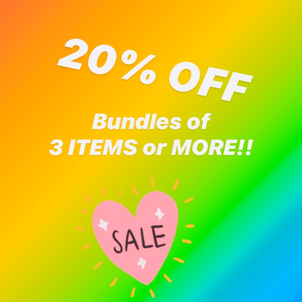 🌈20% Off 3 or More Items!🌈